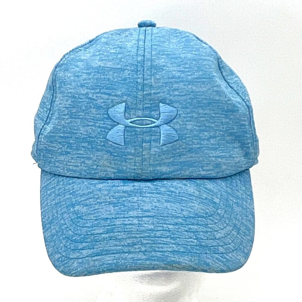Under Armour Blue Heathered UA Free Fit Cap Hat Adjustable Strap